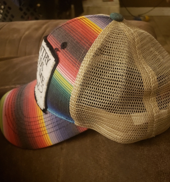 Serape pattern hat - Picture 2 of 3